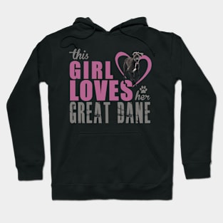 Copy of This girl loves her Great Dane! Especially for Great Dane owners! Hoodie